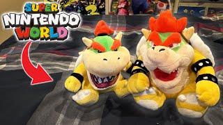 Super Nintendo World Bowser Bowser Jr Plush Unboxing + Review RARE $100