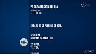 Evolución Programación Caracol TV 2007-2020  TvColRD