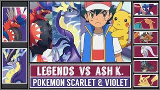 ASH vs KORAIDON & MIRAIDON  Legendary Pokémon Scarlet & Violet Battle