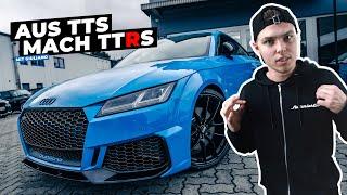 Audi TTS auf TTRS Umbau  Neue Abgasanlage entwickelt und neue Felgen