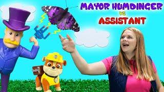 Assistant and Paw Patrol has a Secret Mission to foil Mayor Humdinger Butterfly Drone