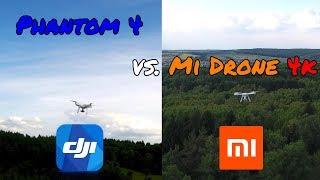 DJI Phantom 4 vs. Xiaomi  Mi Drone 4K - 4K