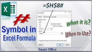 Use of # Symbol in Excel Formulas  Learn When to Use # in Excel Formula