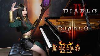 Diablo Soundtrack「Rogue Encampment  And The Heavens Shall Tremble  Kyovashad」Piano Medley