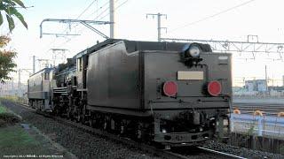 《JR西日本》音を出しながら我が家へ帰るD51 200号機（R4.11.6）