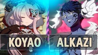 GBVSRKoyao Narmaya B.Butterfly Vs Alkazi Avatar Belial High Level Gameplay.