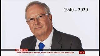 Tim Brooke-Taylor passes away Coronavirus Covid-19 1940 - 2020 UK - BBC News - 12th April 2020