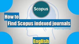 How to search for journal papers in Scopus