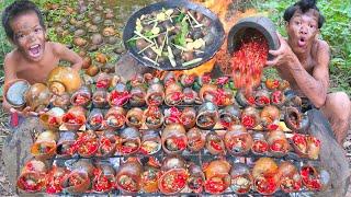 Jungle Gastronomy The Ultimate Snail Cooking Adventure In The Wilderness