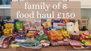 £125 FAMILY OF 8 GROCERY HAUL  MAY 2024