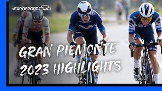 SPRINTING TO THE FINISH   Race conclusion of Gran Piemonte 2023  Eurosport Highlights