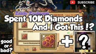 Pirate Ocean Adventure Kaido Exchange Spent 10K Diamonds