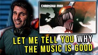 MUSIC DIRECTOR REACTS  Chainsaw Man - Opening Full『KICK BACK』by Kenshi Yonezu