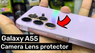 Samsung Galaxy A55 Camera Lens Protector How To Install 