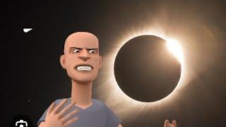 Classic Caillou Misbehaves At The Solar EclipseGrounded