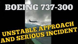 Trigana Air Boeing 737-300 Unstable Approach Serious Incident at Wamena Airport Papua 28 JUL 2020