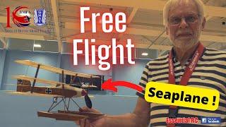 Indoor Free Flight Action - Part 1  British Model Flying Association BMFA Centenary