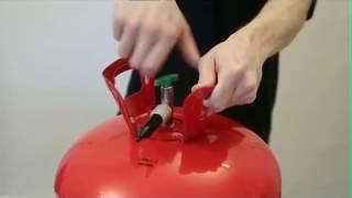 Helium Tank Tutorial How to blow up balloons Quick and Easy