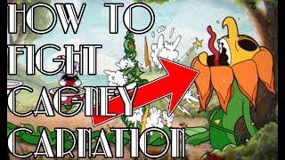 CUPHEAD - How to fight the flower - Cagney Carnation - TUTORIAL - Gameplay