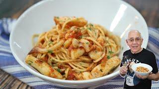 Seppie Fra Diavolo with Spaghetti