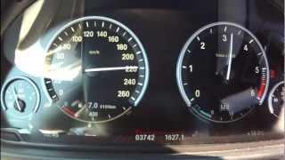 BMW M550d F10 - acceleration 0-250 kmh