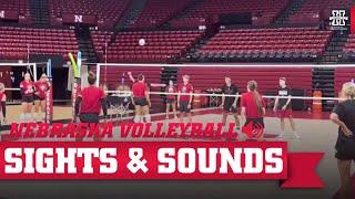 Sights and Sounds of Nebraska Volleyball’s First Practice of the 2024 Season