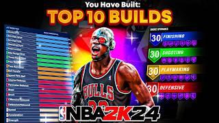 Top 10 BEST BUILDS in NBA 2K24 MOST OVERPOWERED BEST BUILDS SEASON 8