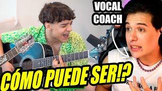 LA VOZ DE  XAVI EN La Victima Y AMG   Reaccion Vocal Coach  Ema Arias