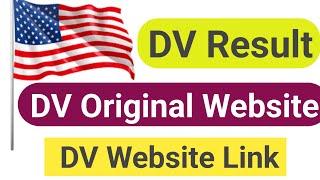 Dv Website Link  Dv Original Website Link  Dv Result 2025 Website Link  How To Check Dv 2025