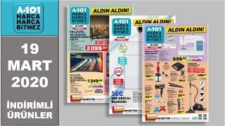 A101 19 MART 2020 PERŞEMBE AKTÜEL ÜRÜNLER KATALOĞU NET SUNUM  A101 REKLAM