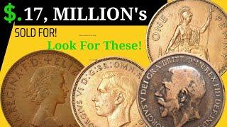 Top 3 Ultra UK One penny Rare British One penny Coins Worth A lot of money -Coins Worth money