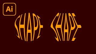 How to Warp Text Into a Shape in Adobe Illustrator