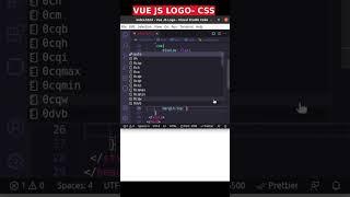 How To Create Vue JS Logo  HTML and CSS