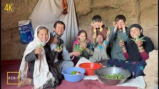 Daily Routine Village Life in Afghanistan  Cooking Rural Style Food