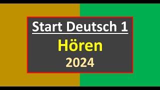 Start Deutsch A1 Hören Modelltest 2024 mit Lösungen am Ende  Sample Paper  Vid - 204