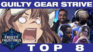 Frosty Faustings XVI 2024 Strive Top 8 TempestNYC ApologyMan Rat Slash Leffen UMISHO Guilty Gear