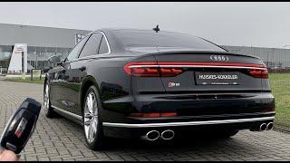 2021 Audi S8 570 hp  Sound driving Visual Review  OLED Lights  Better than new Merc S Class?