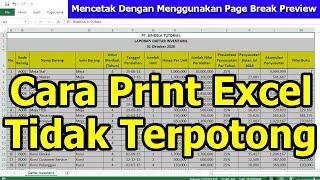 Banyak dicari di kantor - Cara Print Excel dengan Benar