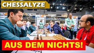 Mein Zug der zweiten Runde  Fawzy vs Abdusattorov  Schacholympiade 2024 Budapest Runde 2