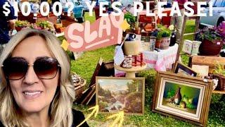 Shop with me Great Flea Market Finds YOU WONT BELIEVE  Pull EBAY SOLDS