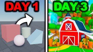 I Learned How to BUILD in 3 DAYS  Roblox