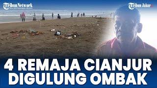 BREAKING NEWS Empat Remaja Cianjur Digulung Ombak Pantai Karanghawu Sukabumi Begini Keadaannya