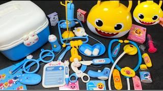 12 Minutes Satisfying with Unboxing Doctor Toys Blue Rabbit and Babyshark PlaySet  ASMR