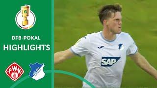 Entscheidung durch Elfmeter  Würzburger Kickers - TSG Hoffenheim 35  Highlights  DFB-Pokal