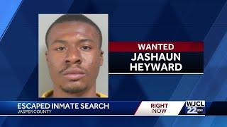 Search underway for escaped Jasper County inmate