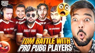 Insane TDM Battle with Pro Pubg Players   PUBG MOBILE