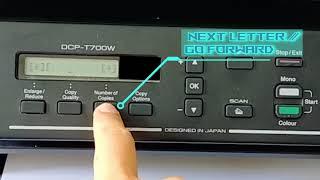 How to ENTER A PASSWORD IN BROTHER PRINTER DCP-T700W