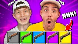 Die „NUR MAMMUT-PISTOLEN“ Challenge in Fortnite mit TRYUS & FIXX