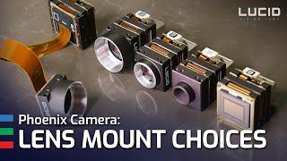 Lens Mounts Compared Phoenix Machine Vision Camera