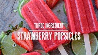 Strawberry Popsicles